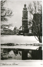 Stadtarchiv Weimar, 60 10-5/1 Bd. 1, Blick vom Ilmpark auf das Residenzschloss, vor 1945