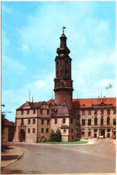 Stadtarchiv Weimar, 60 10-5/1 Bd. 2, Blick vom Platz der Demokratie auf das Residenzschloss, 1978