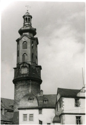 Stadtarchiv Weimar, 60 10-5/1 Bd. 2, Blick vom Burgplatz auf die sogenannte Bastille, ohne Datum