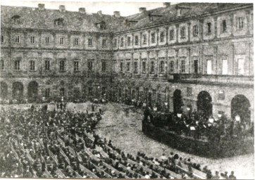 Stadtarchiv Weimar, 60 10-5/1 Bd. 1, Blick in den Innenhof des Residenzschlosses, ohne Datum