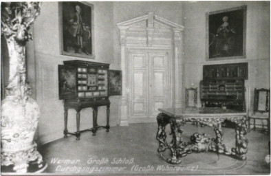 Stadtarchiv Weimar, 60 10-5/1 Bd. 2, Innenaufnahme Residenzschloss, ohne Datum