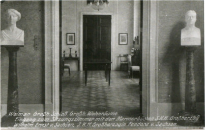 Stadtarchiv Weimar, 60 10-5/1 Bd. 2, Innenaufnahme Residenzschloss, ohne Datum