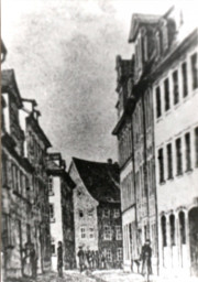 Stadtarchiv Weimar, 60 10-5/10, Blick in die Krumme Gasse , ohne Datum