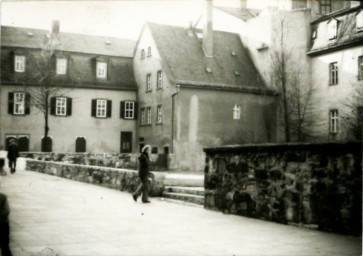 Stadtarchiv Weimar, 60 10-5/10, Blick von der Windischenstraße in die Neugasse, 1985