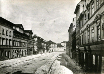 Stadtarchiv Weimar, 60 10-5/10, Blick in die Schillerstraße , vor 1889