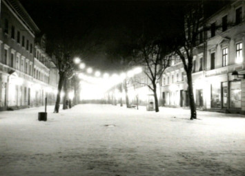 Stadtarchiv Weimar, 60 10-5/10, Blick in die Schillerstraße , 1983