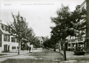 Stadtarchiv Weimar, 60 10-5/10, Blick in die Schillerstraße , um 1930