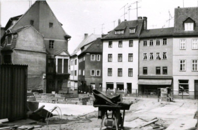 Stadtarchiv Weimar, 60 10-5/10, Blick aus der Neugasse in die Windischenstraße , 1985