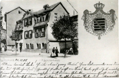 Stadtarchiv Weimar, 60 10-5/10, Blick in die Schillerstraße, um 1900