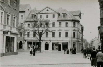 Stadtarchiv Weimar, 60 10-5/10, Blick in die Frauentorstraße /Schillerstraße, 1979