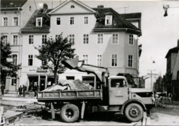 Stadtarchiv Weimar, 60 10-5/10, Blick in die Schillerstraße , 1968