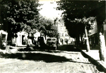 Stadtarchiv Weimar, 60 10-5/10, Blick in die Schillerstraße , 1968