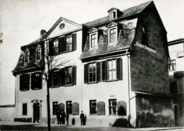 Stadtarchiv Weimar, 60 10-5/10, Schillerstraße 12/ Ecke Neugasse, um 1915