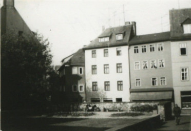 Stadtarchiv Weimar, 60 10-5/10, Blick durch die Neugasse zur Windischenstraße 14-8, 1984