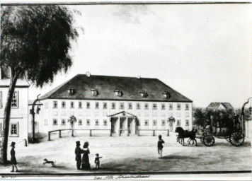 Stadtarchiv Weimar, 60 10-5/11, Blick auf das alte Schauspielhaus, ohne Datum