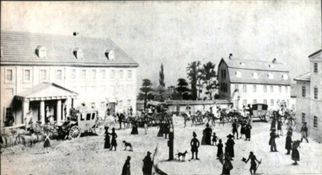 Stadtarchiv Weimar, 60 10-5/11, Blick auf den Theaterplatz , ohne Datum