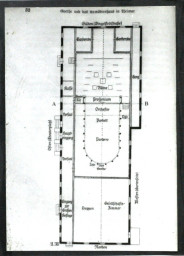 Stadtarchiv Weimar, 60 10-5/11, Grundriss des Theaterhauses , ohne Datum