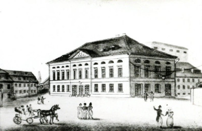 Stadtarchiv Weimar, 60 10-5/11, Blick auf den Theaterplatz, ohne Datum