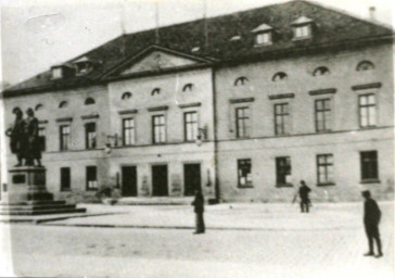 Stadtarchiv Weimar, 60 10-5/11, Blick auf den Theaterplatz, um 1900