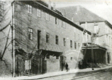 Stadtarchiv Weimar, 60 10-5/11, Blick auf die Rückseite des Hoftheaters, 1907