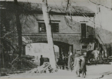 Stadtarchiv Weimar, 60 10-5/11, Blick auf den Durchgang Dingelstedtstraße , 1907