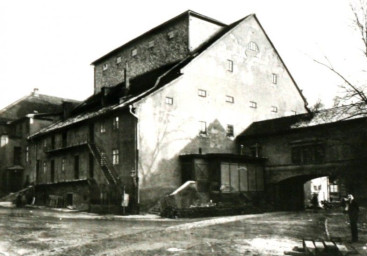 Stadtarchiv Weimar, 60 10-5/11, Blick auf das alte Hoftheaters, 1907