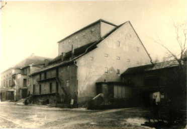 Stadtarchiv Weimar, 60 10-5/11, Blick auf die Rückansicht des Hoftheaters, um 1905