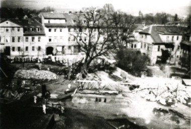 Stadtarchiv Weimar, 60 10-5/11, Blick auf die Innere Erfurter Straße , 1907