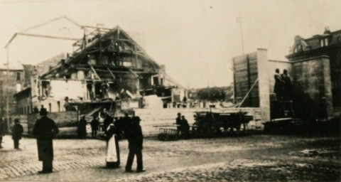 Stadtarchiv Weimar, 60 10-5/11, Blick auf den Theaterplatz, 1907