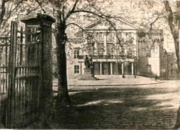 Stadtarchiv Weimar, 60 10-5/11, Blick vom Künstlervereins-Garten auf das neue Hoftheater, nach 1908