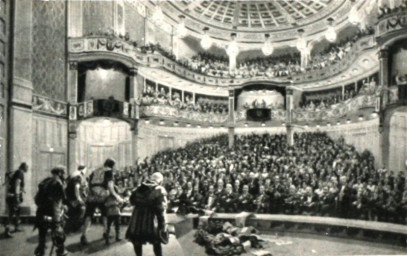 Stadtarchiv Weimar, 60 10-5/11, Blick in den Zuschauerraum des Großherzoglichen Hoftheaters , ohne Datum