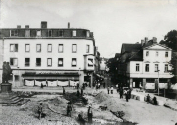 Stadtarchiv Weimar, 60 10-5/12, Blick auf den Theaterplatz , ohne Datum