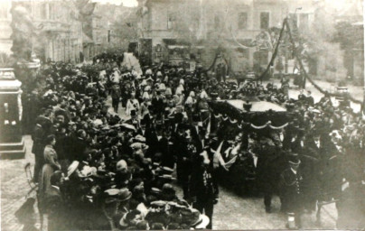 Stadtarchiv Weimar, 60 10-5/12, Blick auf den Theaterplatz , 1904