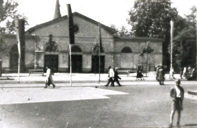 Stadtarchiv Weimar, 60 10-5/12, Blick auf den Theaterplatz , ohne Datum