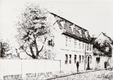 Stadtarchiv Weimar, 60 10-5/13, Blick auf das Wielandhaus, ohne Datum