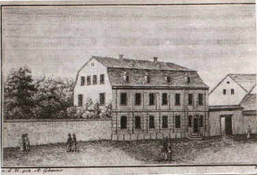 Stadtarchiv Weimar, 60 10-5/13, Blick auf das Wielandhaus , ohne Datum