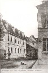 Stadtarchiv Weimar, 60 10-5/13, Blick in die Wielandstraße, ohne Datum