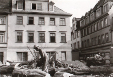 Stadtarchiv Weimar, 60 10-5/13, Blick in die Wielandstraße, 1983