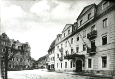 Stadtarchiv Weimar, 60 10-5/14, Blick vom Markt zum Fürstenplatz , um 1910