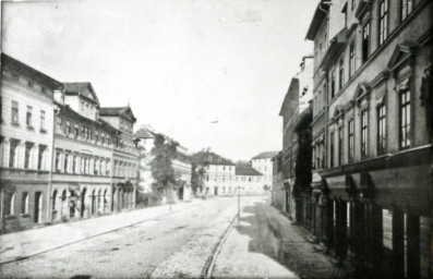 Stadtarchiv Weimar, 60 10-5/14, Blick in die Schillerstraße, ohne Datum