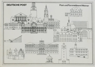 Stadtarchiv Weimar, 60 10-5/14, Deutsche Post, Post-und Fernmeldeamt Weimar, ohne Datum