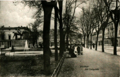 Stadtarchiv Weimar, 60 10-5/15, Blick auf den Karlsplatz, ohne Datum