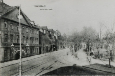 Stadtarchiv Weimar, 60 10-5/15, Blick auf den Karlsplatz, ohne Datum