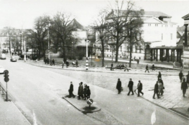 Stadtarchiv Weimar, 60 10-5/15, Blick auf den Goetheplatz, ohne Datum