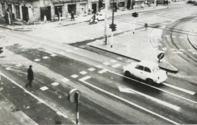 Stadtarchiv Weimar, 60 10-5/15, Blick auf den Goetheplatz, um 1980