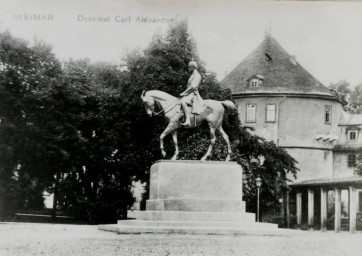 Stadtarchiv Weimar, 60 10-5/15, Carl-Alexander-Denkmal auf dem Karlsplatz, 1907