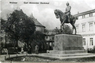 Stadtarchiv Weimar, 60 10-5/15, Weimar Carl Alexander Denkmal , um 1910