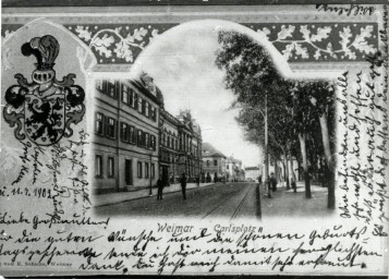 Stadtarchiv Weimar, 60 10-5/15, Weimar Carlsplatz, um 1900