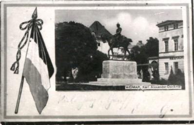 Stadtarchiv Weimar, 60 10-5/15, Weimar, Karl-Alexander-Denkmal, ohne Datum