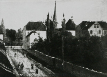 Stadtarchiv Weimar, 60 10-5/15, Blick auf die Schwanseestraße, um 1880